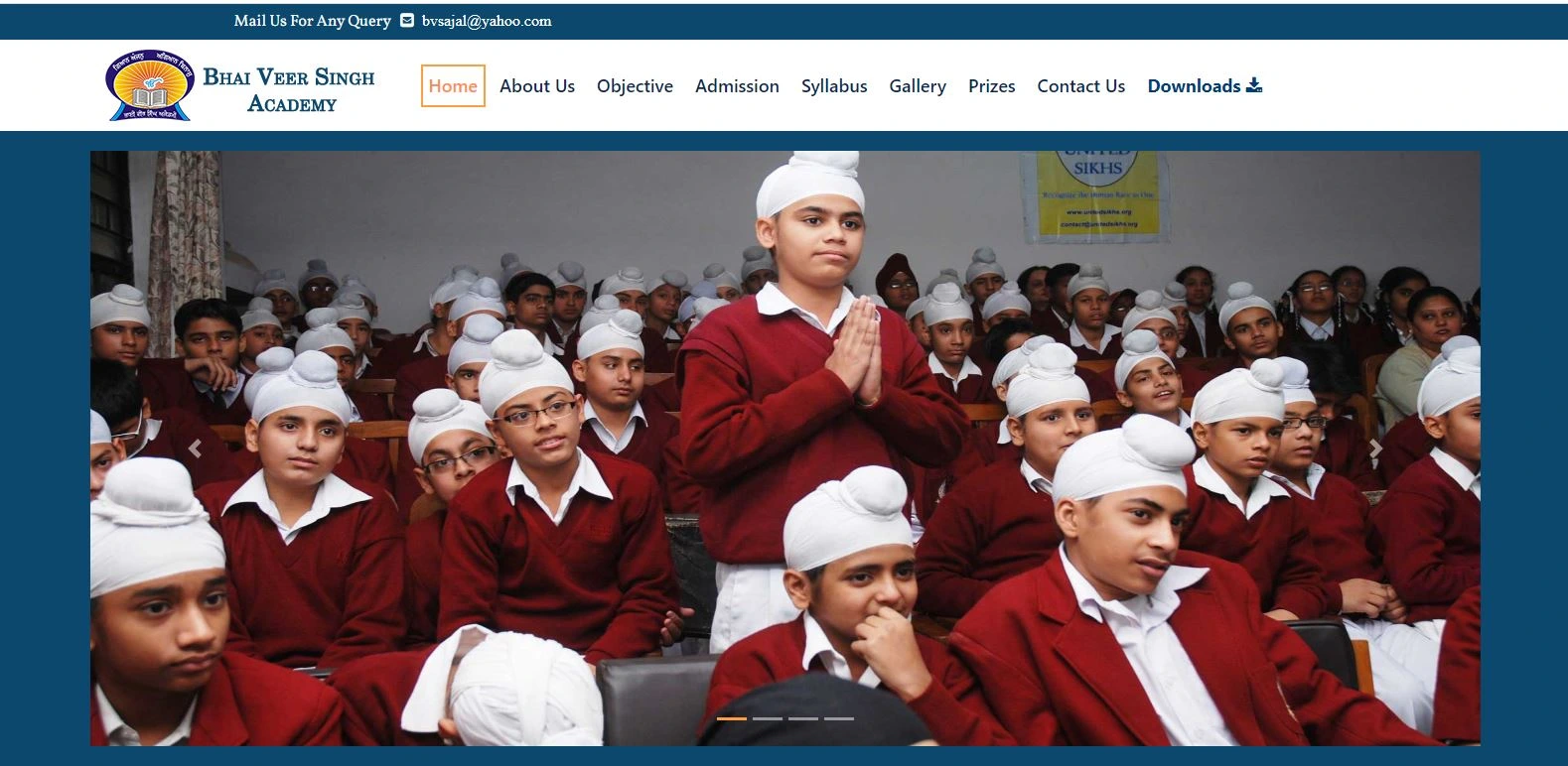 Bhai Veer ji Academy Website