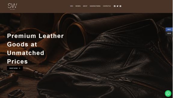 sanwas international client website