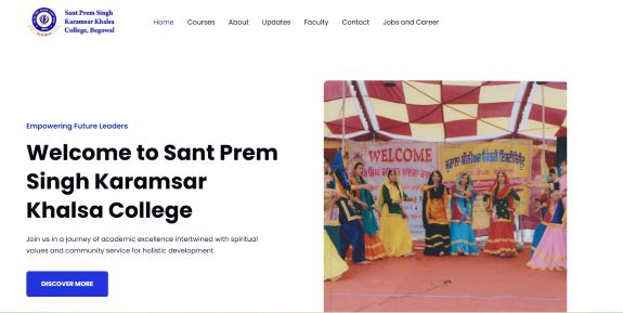 spskkh college client website