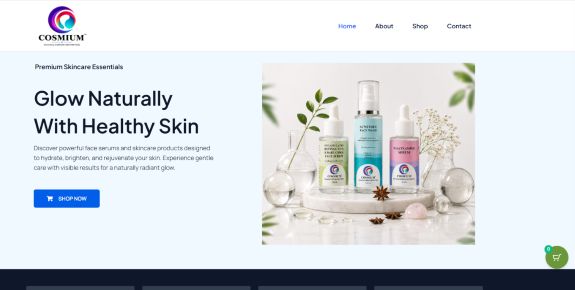 the cosmium client website